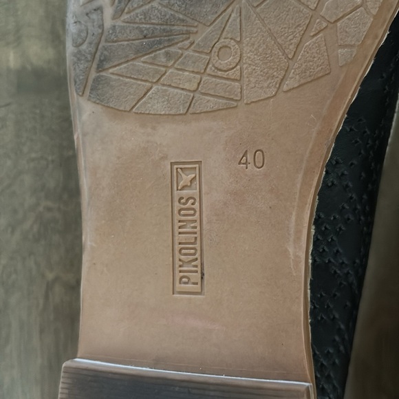 EUC Pikolinos Merida Black Leather Loafers EU 40 - Picture 10 of 10